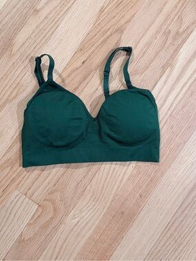 Athleta Seamless Padded Bra - Deep Green